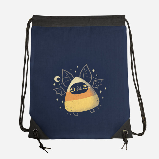 Cute Candy Corn Bat-None-Drawstring-Bag-xMorfina