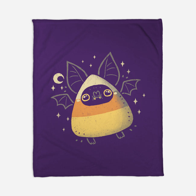 Cute Candy Corn Bat-None-Fleece-Blanket-xMorfina