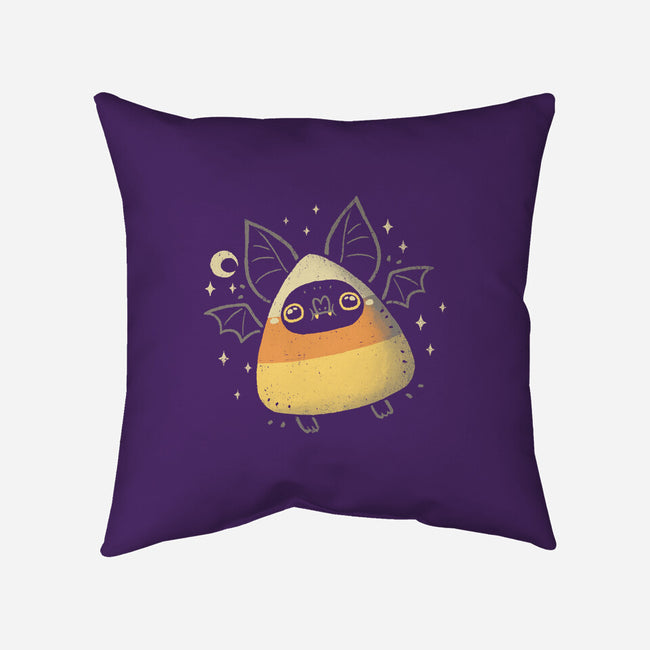 Cute Candy Corn Bat-None-Removable Cover w Insert-Throw Pillow-xMorfina
