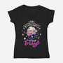 I Love Fridays-Womens-V-Neck-Tee-mikebonales