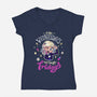 I Love Fridays-Womens-V-Neck-Tee-mikebonales