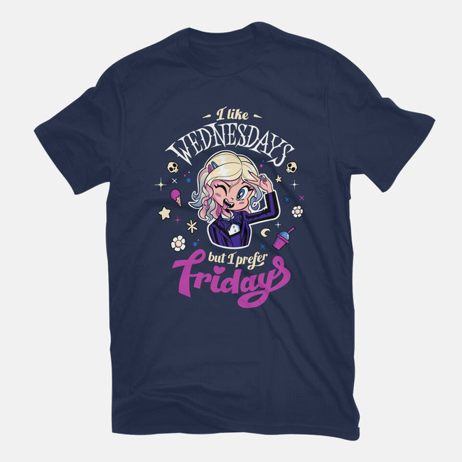 I Love Fridays-Womens-Fitted-Tee-mikebonales