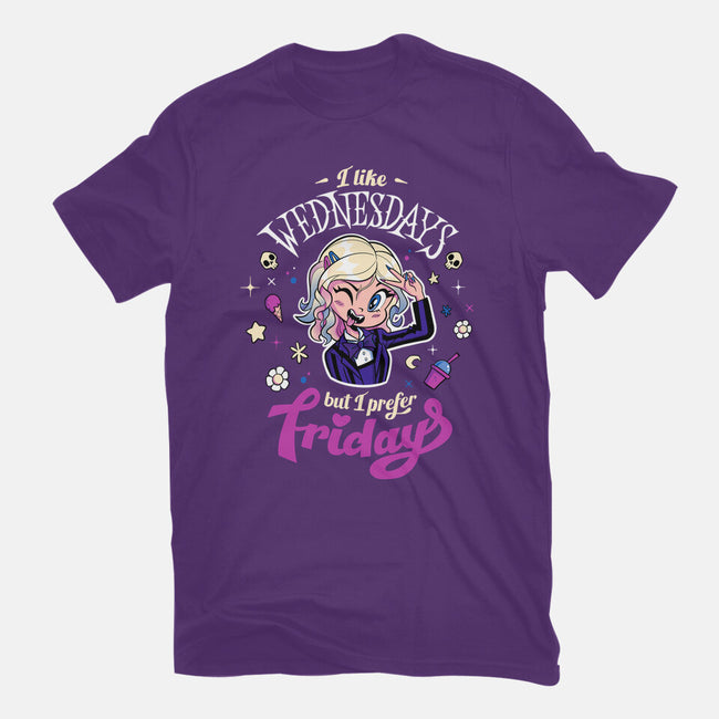 I Love Fridays-Womens-Fitted-Tee-mikebonales