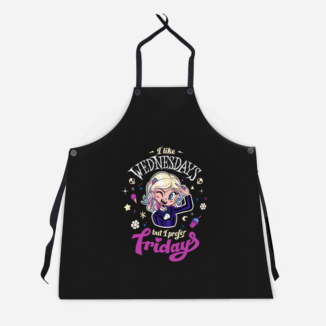 I Love Fridays-Unisex-Kitchen-Apron-mikebonales