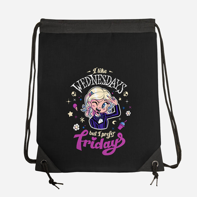 I Love Fridays-None-Drawstring-Bag-mikebonales