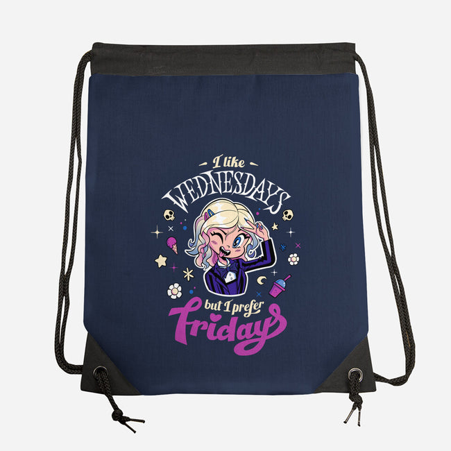 I Love Fridays-None-Drawstring-Bag-mikebonales