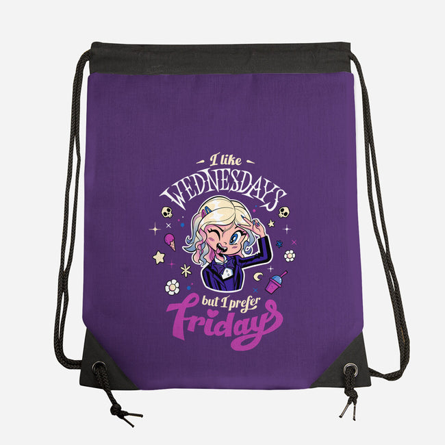 I Love Fridays-None-Drawstring-Bag-mikebonales