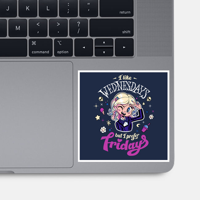 I Love Fridays-None-Glossy-Sticker-mikebonales
