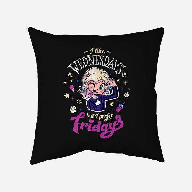 I Love Fridays-None-Removable Cover w Insert-Throw Pillow-mikebonales