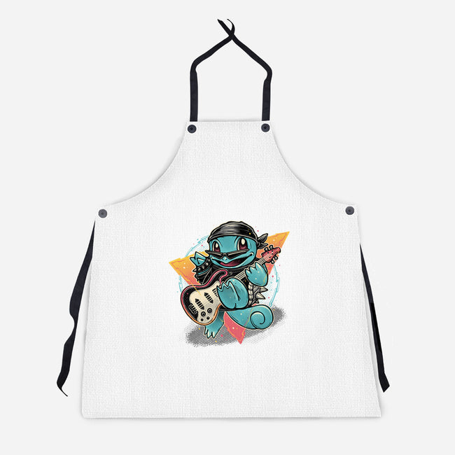 Turtle Rocker-Unisex-Kitchen-Apron-glitchygorilla