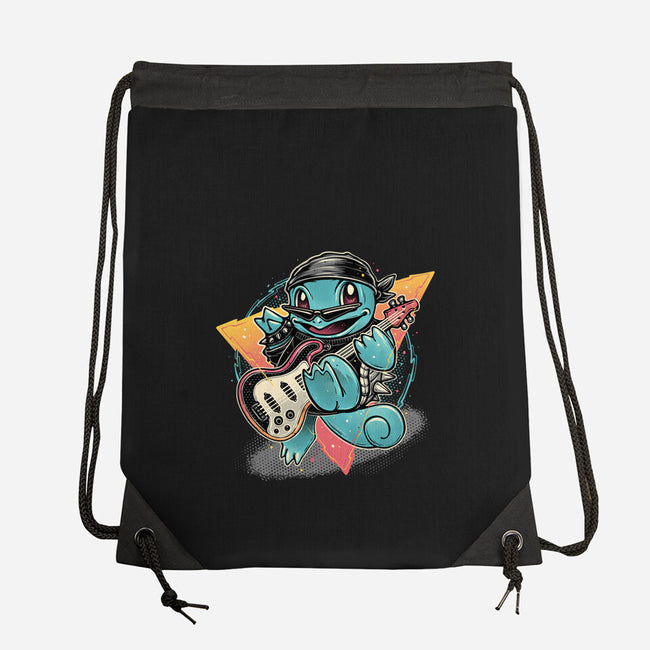 Turtle Rocker-None-Drawstring-Bag-glitchygorilla