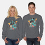 Turtle Rocker-Unisex-Crew Neck-Sweatshirt-glitchygorilla