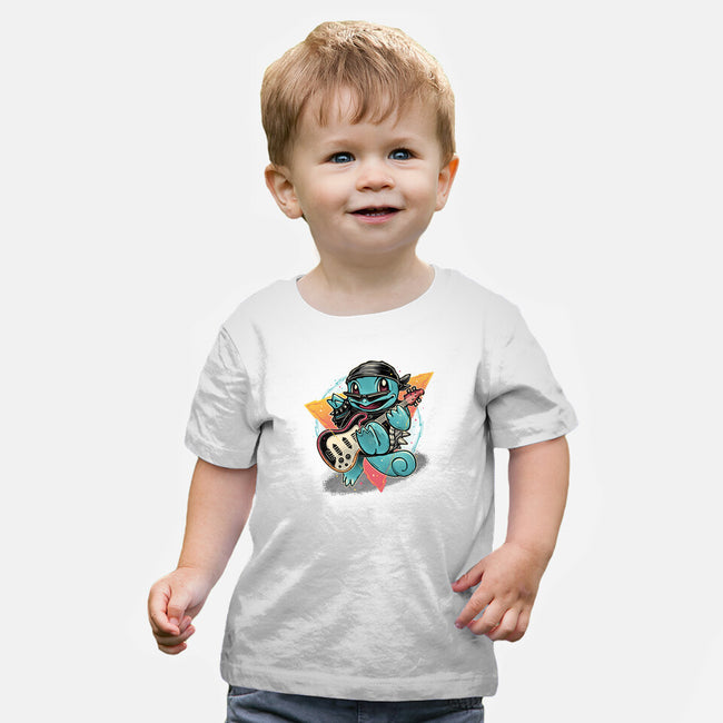 Turtle Rocker-Baby-Basic-Tee-glitchygorilla