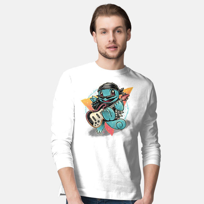Turtle Rocker-Mens-Long Sleeved-Tee-glitchygorilla