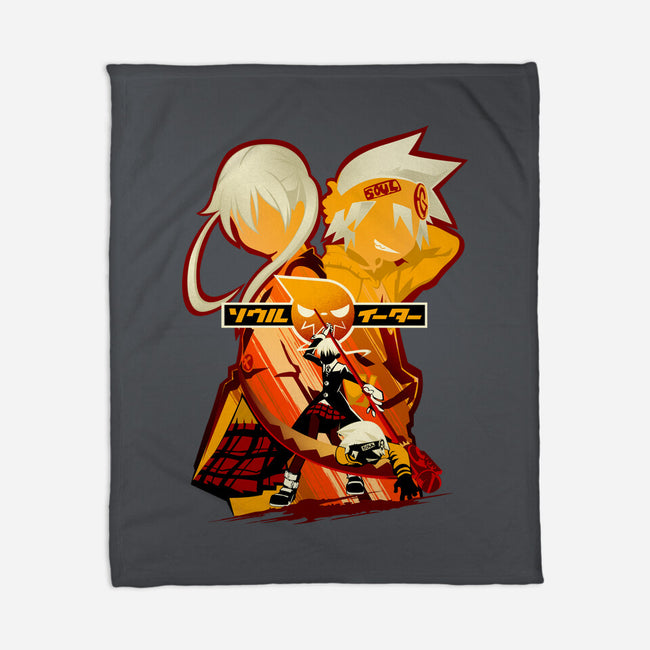 Maka And Soul-None-Fleece-Blanket-hypertwenty