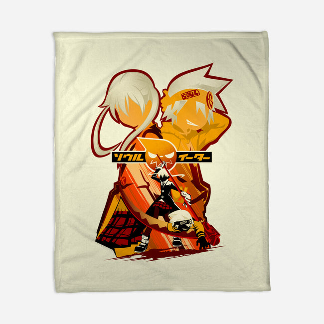 Maka And Soul-None-Fleece-Blanket-hypertwenty