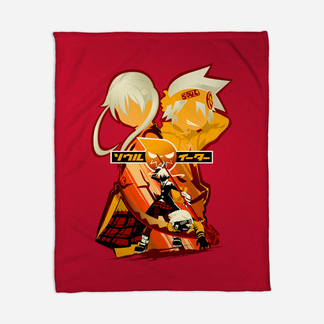 Maka And Soul-None-Fleece-Blanket-hypertwenty