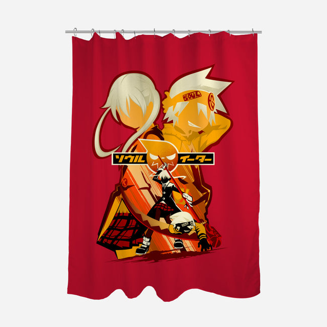 Maka And Soul-None-Polyester-Shower Curtain-hypertwenty