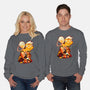 Maka And Soul-Unisex-Crew Neck-Sweatshirt-hypertwenty