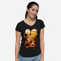 Maka And Soul-Womens-V-Neck-Tee-hypertwenty