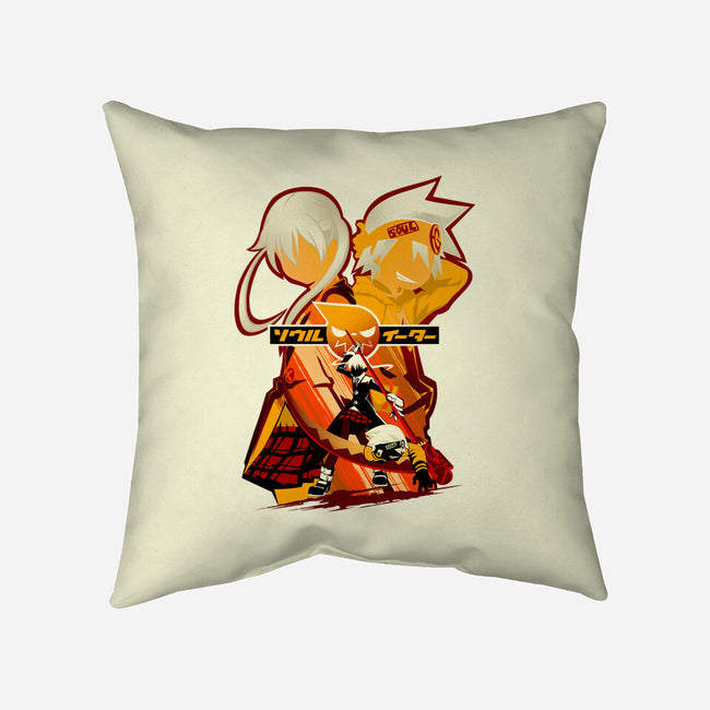 Maka And Soul-None-Removable Cover w Insert-Throw Pillow-hypertwenty