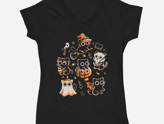 Spooky Kitten Family