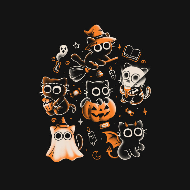 Spooky Kitten Family-Youth-Basic-Tee-eduely