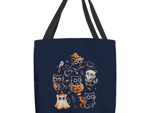 Spooky Kitten Family