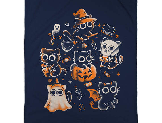 Spooky Kitten Family