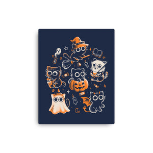 Spooky Kitten Family