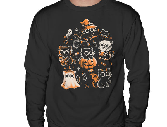 Spooky Kitten Family