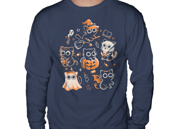 Spooky Kitten Family
