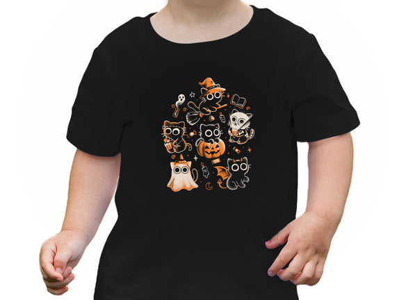 Spooky Kitten Family