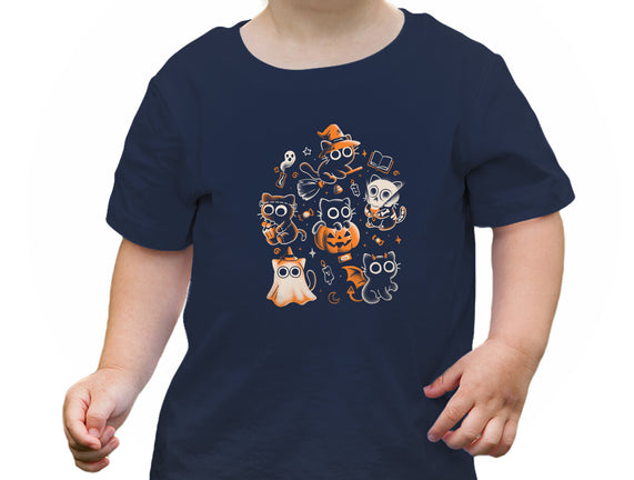 Spooky Kitten Family