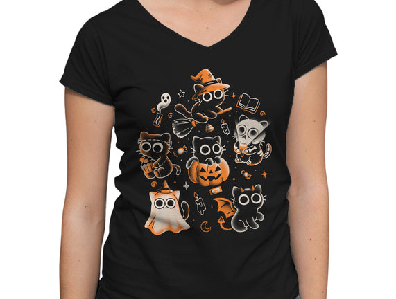 Spooky Kitten Family