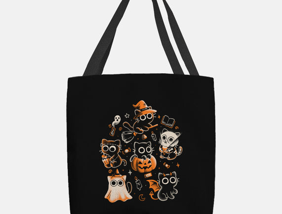 Spooky Kitten Family