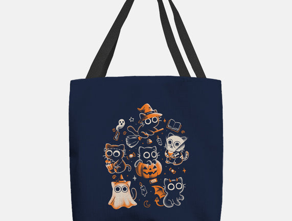 Spooky Kitten Family