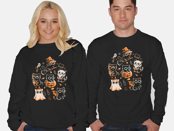 Spooky Kitten Family