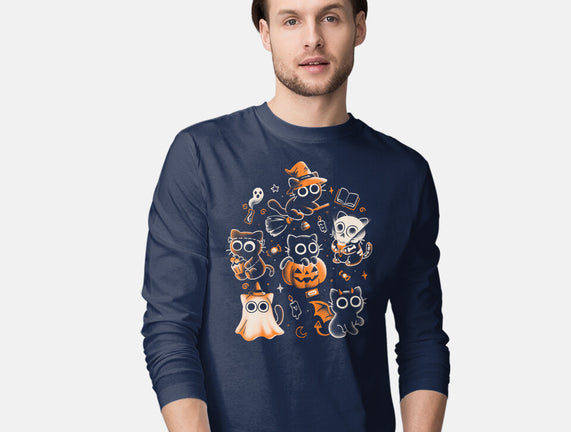 Spooky Kitten Family