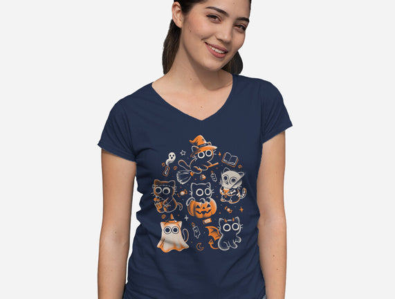 Spooky Kitten Family