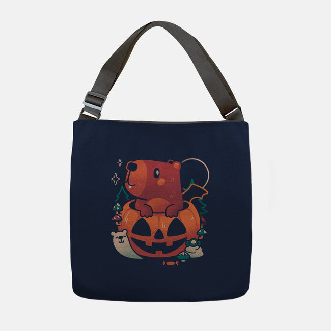 Capy Halloween-None-Adjustable Tote-Bag-eduely