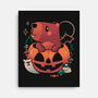 Capy Halloween-None-Stretched-Canvas-eduely
