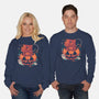 Capy Halloween-Unisex-Crew Neck-Sweatshirt-eduely