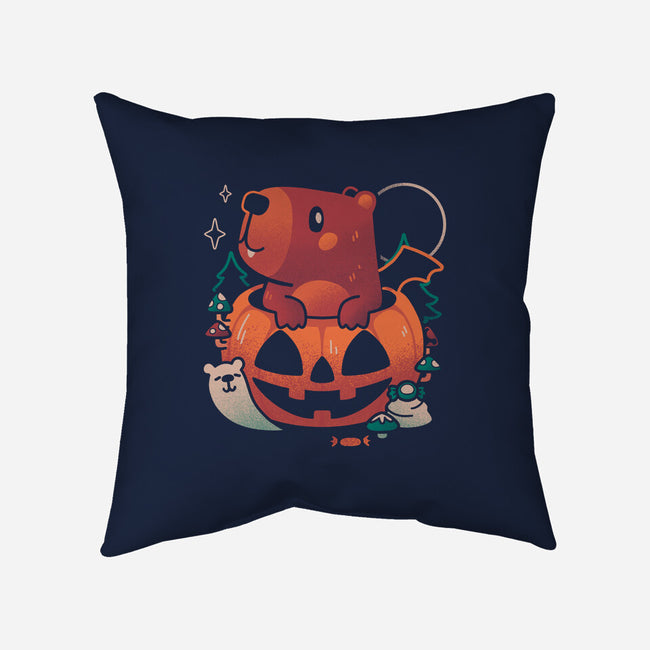 Capy Halloween-None-Removable Cover w Insert-Throw Pillow-eduely