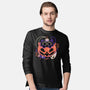 Trick Or Meow-Mens-Long Sleeved-Tee-eduely