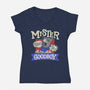 Mister Goodboy-Womens-V-Neck-Tee-Estudio Horta