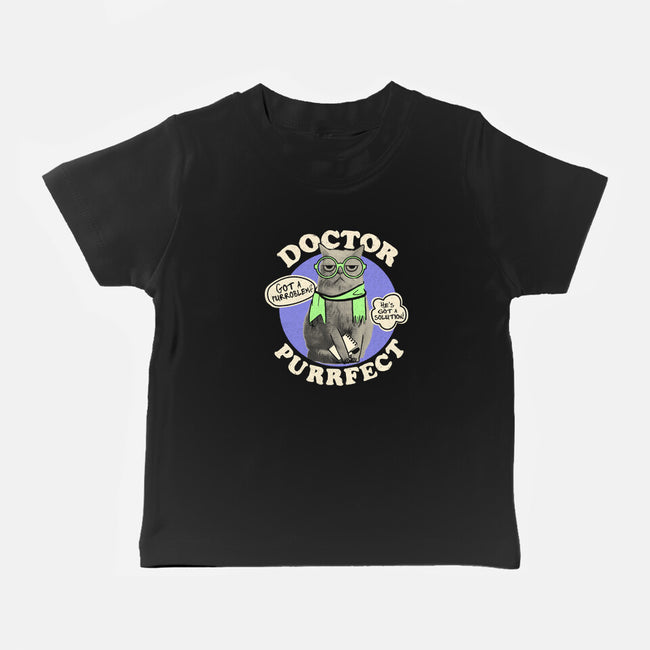 Doctor Purrfect-Baby-Basic-Tee-Estudio Horta