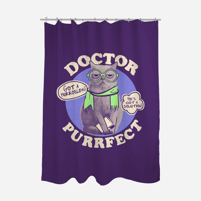 Doctor Purrfect-None-Polyester-Shower Curtain-Estudio Horta