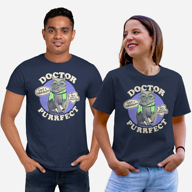 Doctor Purrfect-Unisex-Basic-Tee-Estudio Horta