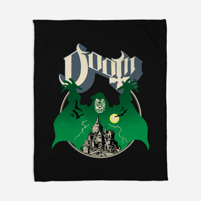 Ghost Doom-None-Fleece-Blanket-Barbadifuoco